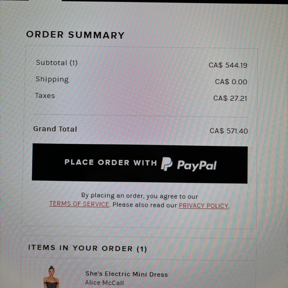 Alice McCall She’s Electric Sparkle Mini Dress from Revolve (size: US 4) - Picture 5 of 10